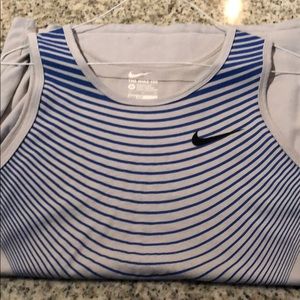 Nike - Tank Top - Blue/Gray - DriFit